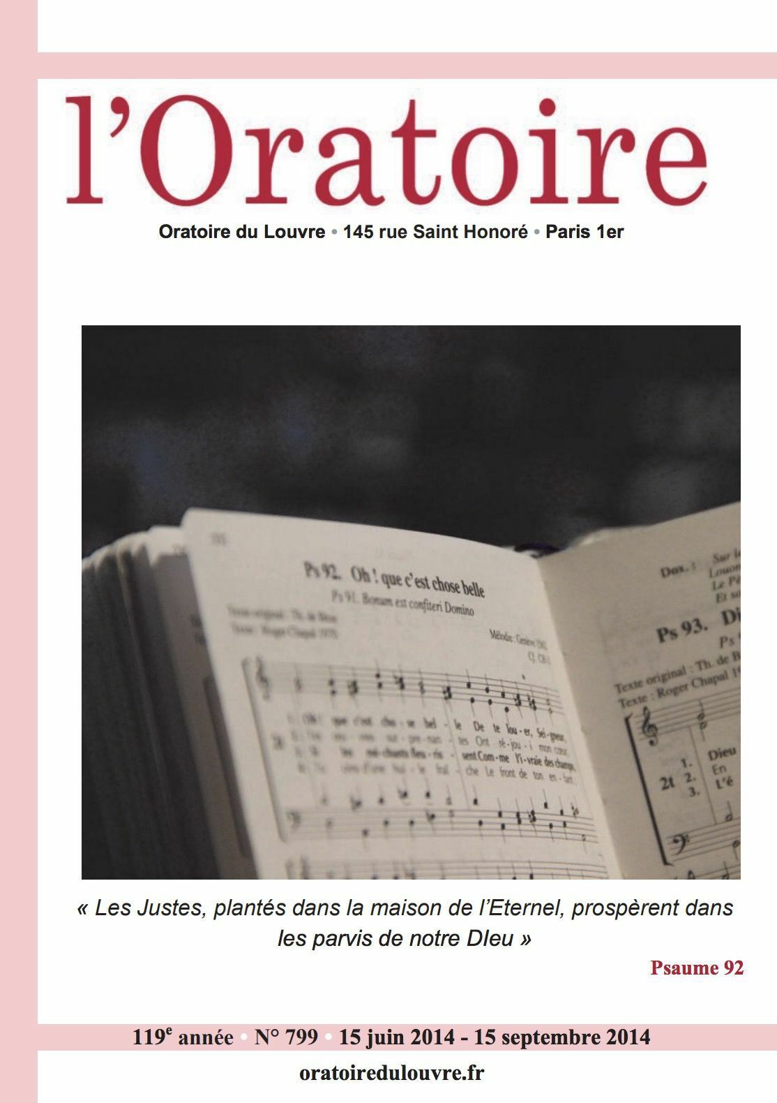799 (2014 T3) – Vie Spirituelle