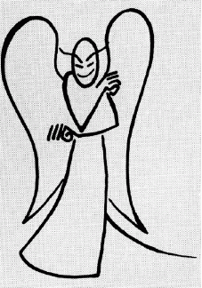 un diable rigolant
