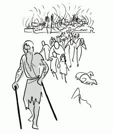 des personnes fuient la guerre