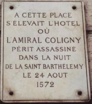 Plaque de la rue de Rivoli (disparu en 2014)
