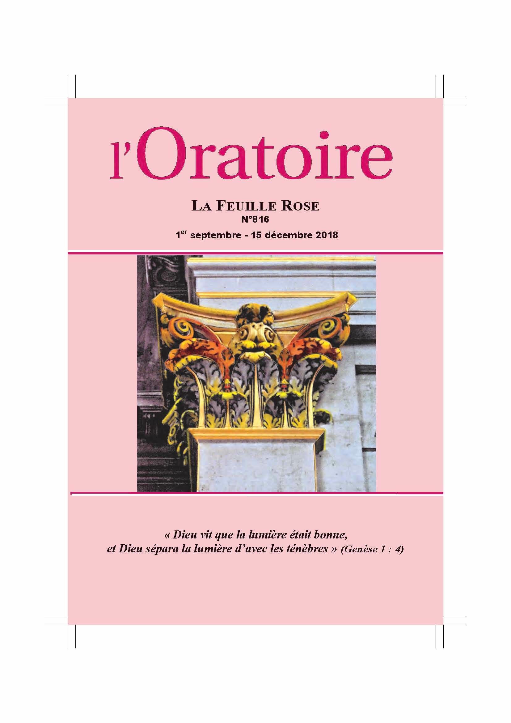 816 (2018 T4) – La Création