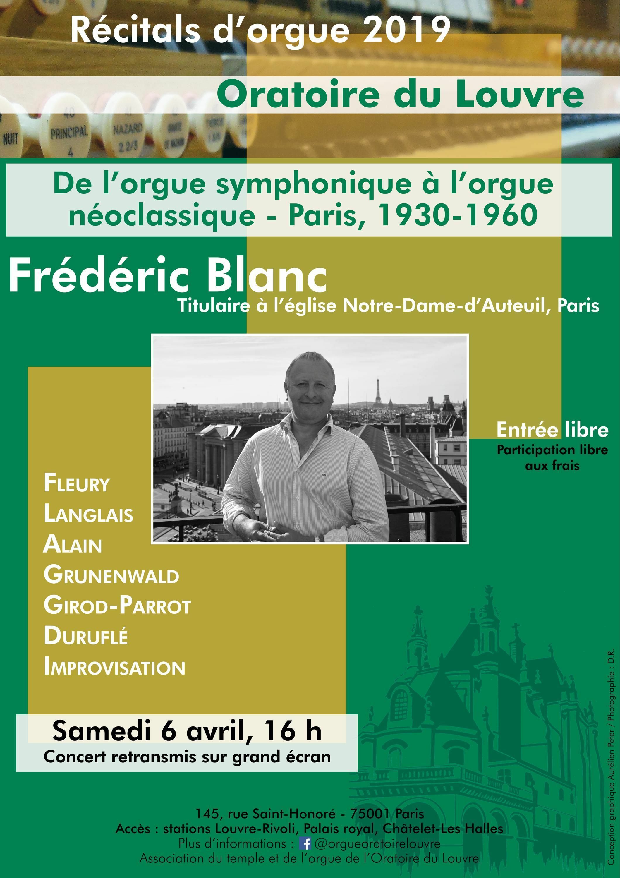 Récital Frédéric BLANC
