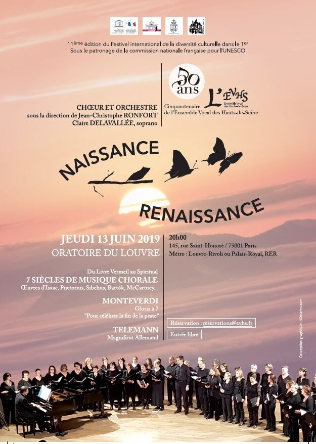 Cinquantenaire de l’Ensemble Vocal des Hauts-de-Seine