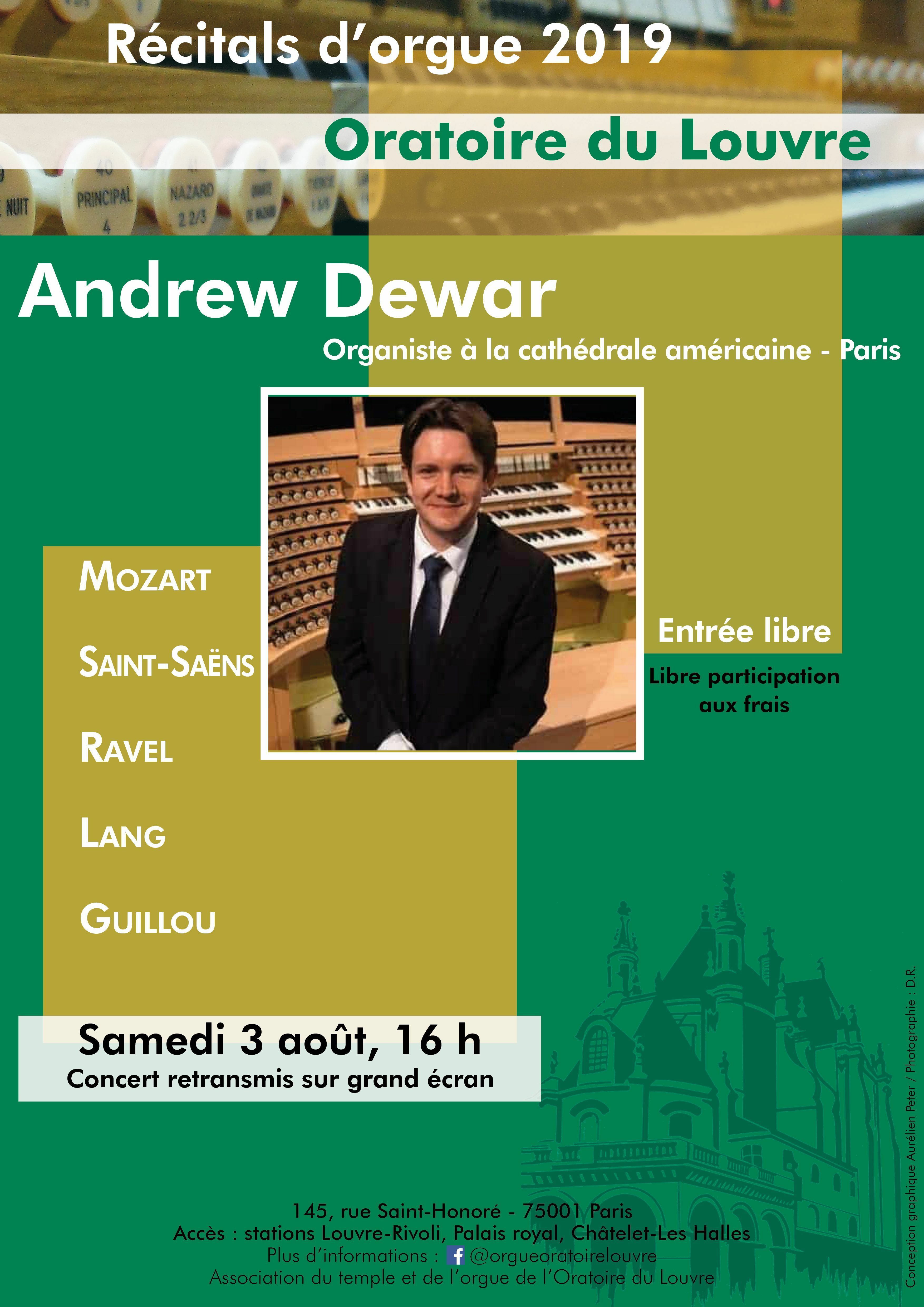 Récital de Andrew DEWAR