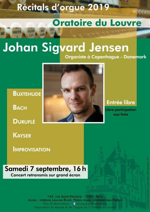 Récital de Johan Sigvard Jensen