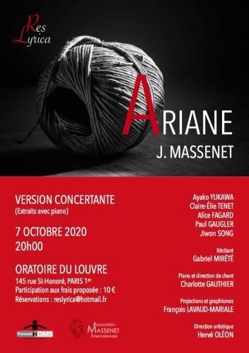 ARIANE de Jules Massenet