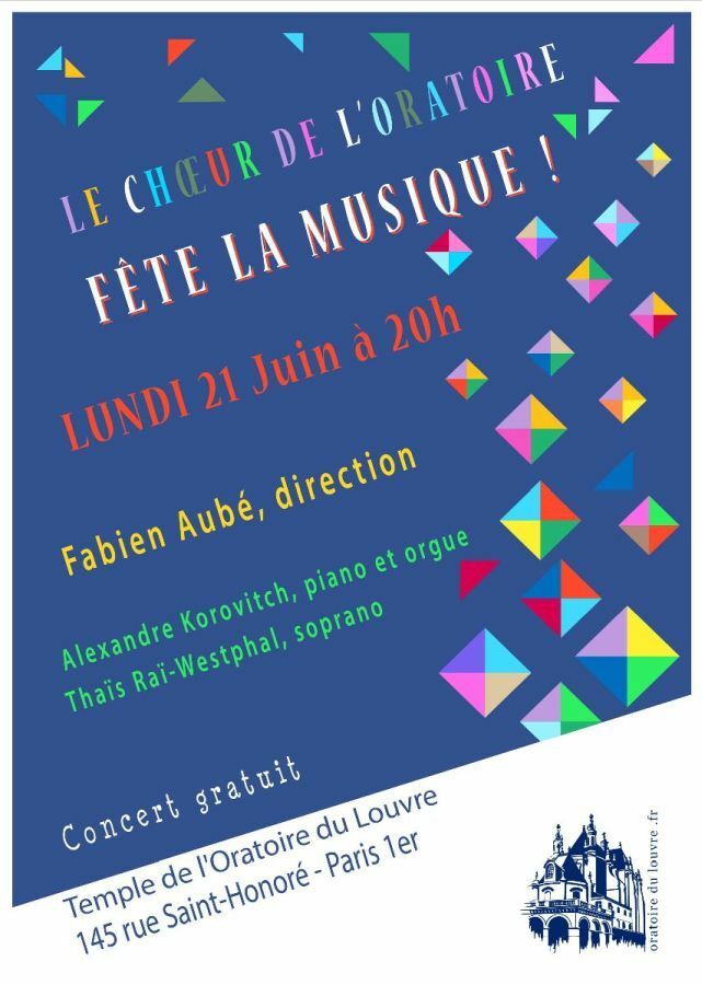 Le Choeur de l'Oratoire fête la musique