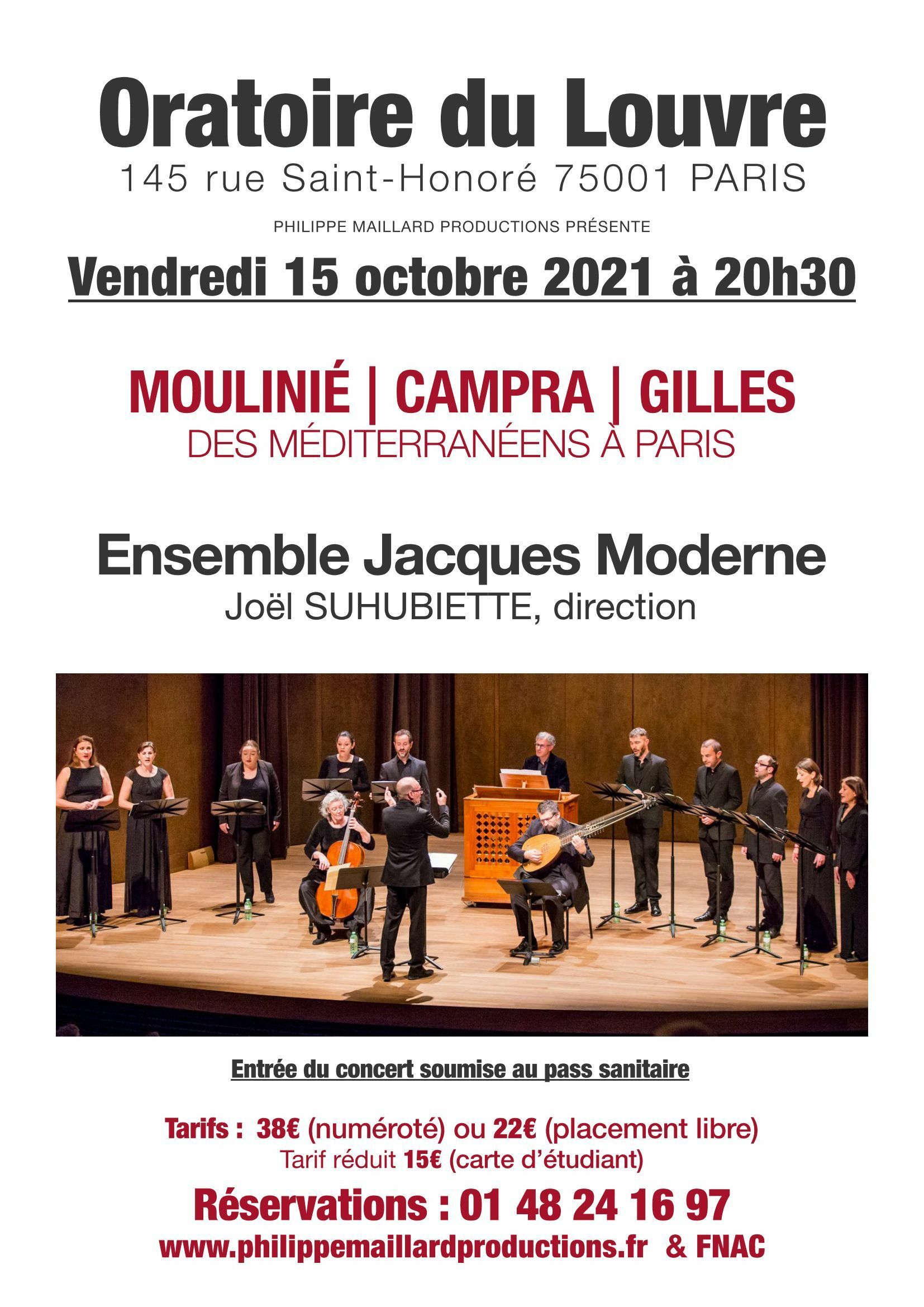 Moulinié, Campra, Gilles, Des Méditerranéens à Paris