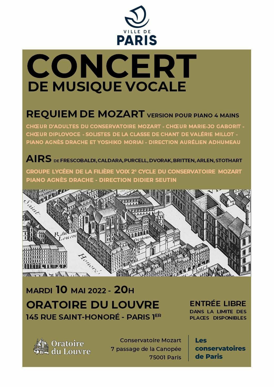 Concert de musique vocale
