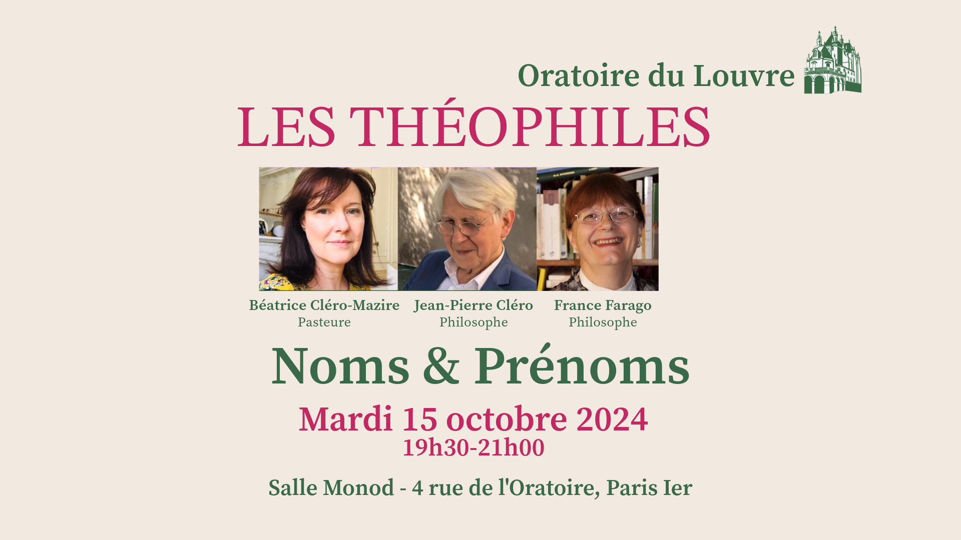 Noms et Prénoms