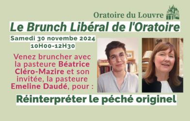 Le Brunch Libéral de l’Oratoire – Le Péché Originel