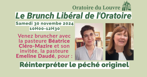 Le Brunch Libéral de l’Oratoire – Le Péché Originel