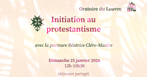 Initiation au protestantisme (KT adultes)