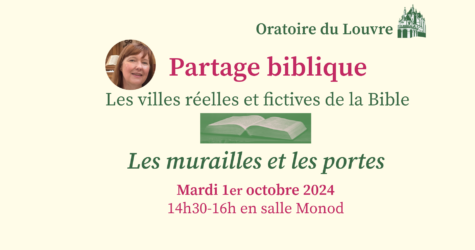 Partage Biblique – Murailles et Portes