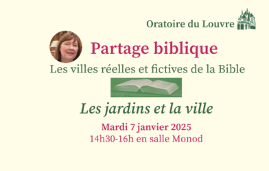 Partage Biblique – Jardins et Ville