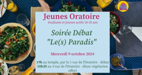 Groupe jeunes oratoire – Le(s) Paradis