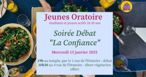 Groupe jeunes oratoire – La Confiance