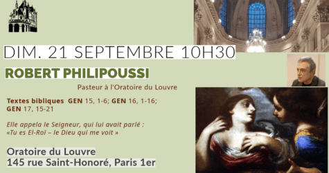 Culte du 21 septembre 2025  « Le Dieu qui me voit »