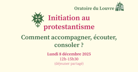 Initiation au protestantisme (KT adultes) – 7/12/2025