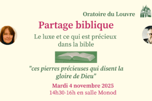 PARTAGE BIBLIQUE DU 4 NOVEMBRE  2025