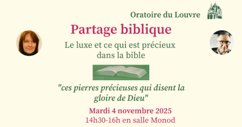 PARTAGE BIBLIQUE DU 4 NOVEMBRE  2025