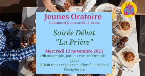 Groupe jeunes oratoire – La prière