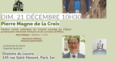 Culte du 21 décembre 2025  « Naissance ordinaire, naissance particulière »