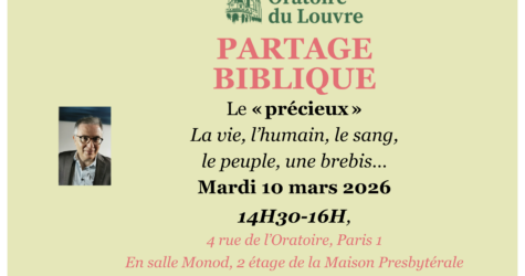 PARTAGE BIBLIQUE DU 10 MARS 2026
