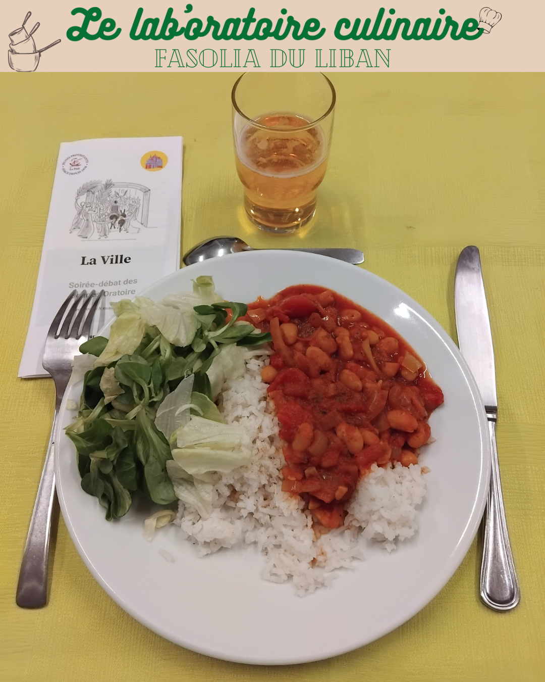 Plat de Fasolia en mars 2026