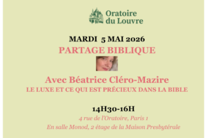 PARTAGE BIBLIQUE DU 5 MAI  2026